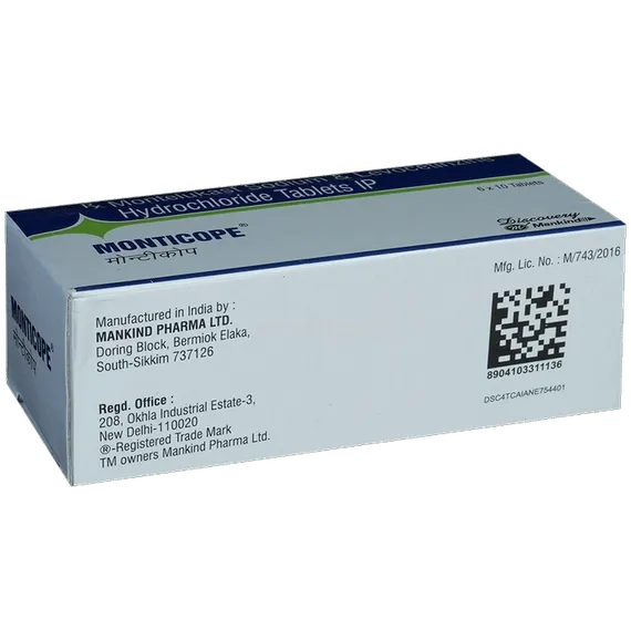 monticope tablet 10's